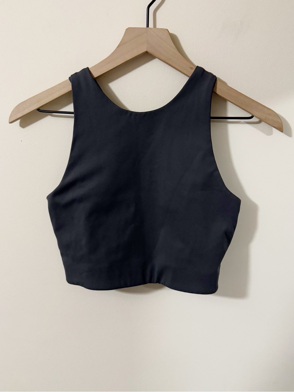 Girlfriend Collective Womens Gray Crop Tank Size Small Activewear Running Gym